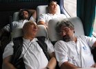 Giugno 2006 - Brasile - Un riposino durante uno dei lunghi trasferimenti